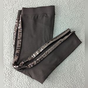 Torrid Black Stripped Leggings